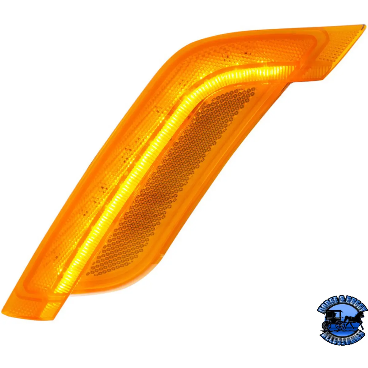 12 Amber Led Fender Turn Signal Light For Peterbilt 579 (2012-2021) & 587 (2012-2018) (Choose Color) (Choose Side) 1