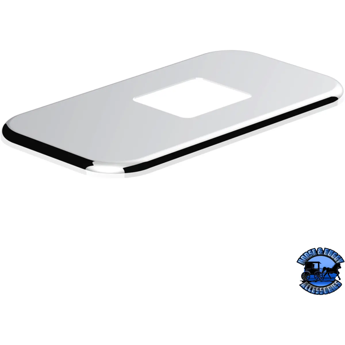 Chrome Shift Plate Cover For Peterbilt Trucks - Fits Oem S22-6041M01-201 (Bulk) #41787B 1