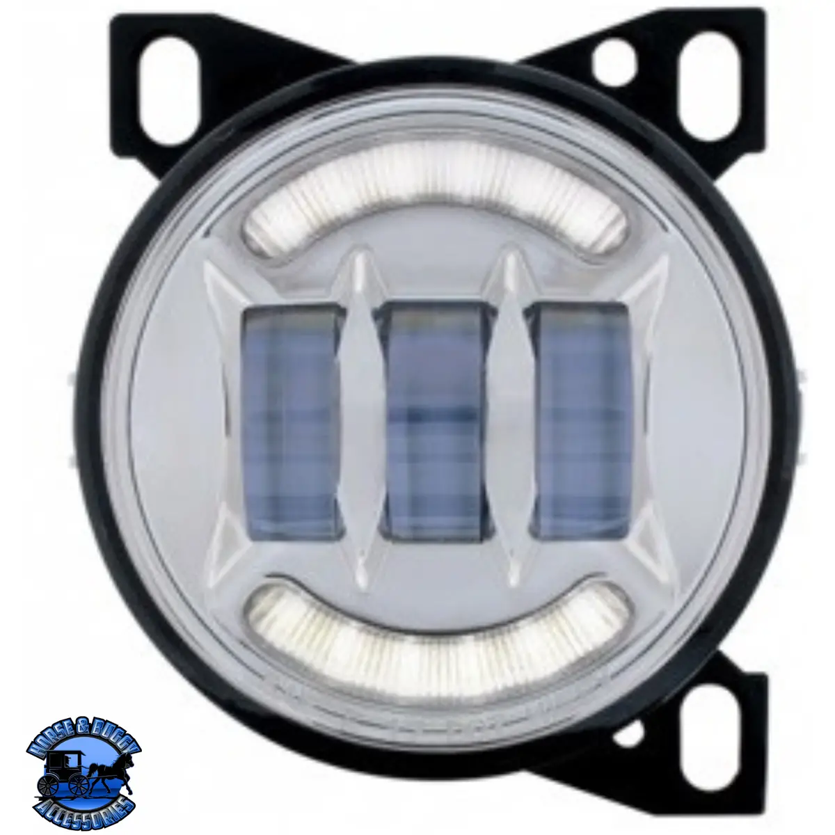 18 Led Fog Light With Led Light Bar For Peterbilt 579 (2012-2021), 587 (2010-2016) & Kenworth T660 (2007-2017) (Choose Color) 1