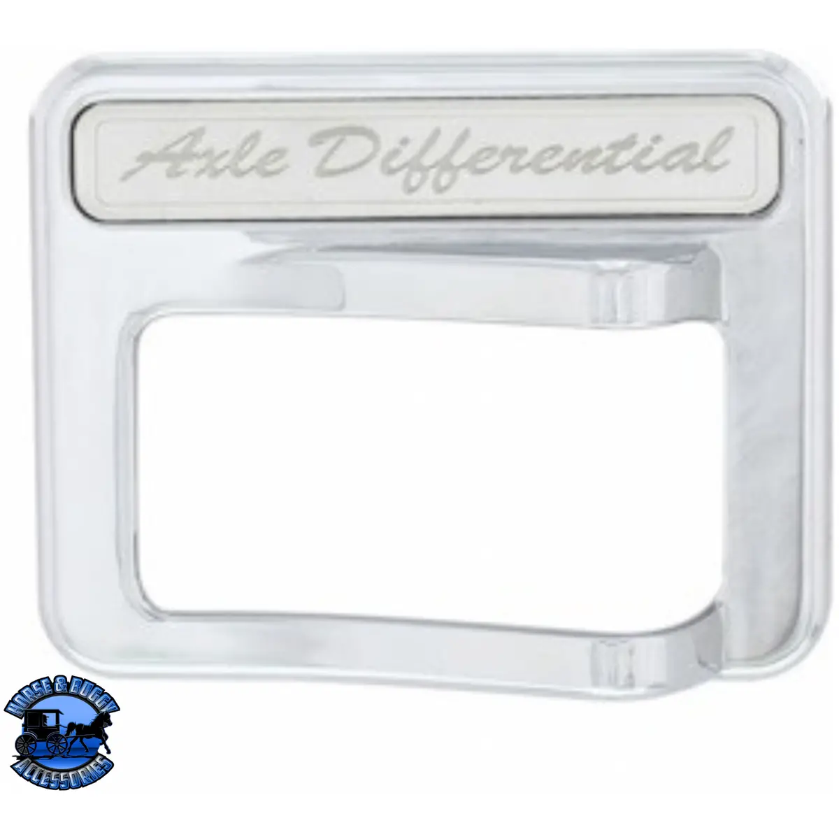 Chrome Rocker Switch Cover For Peterbilt 579 (2013-2019) & 567 (2014-2018)- Axle Differential #41763 1