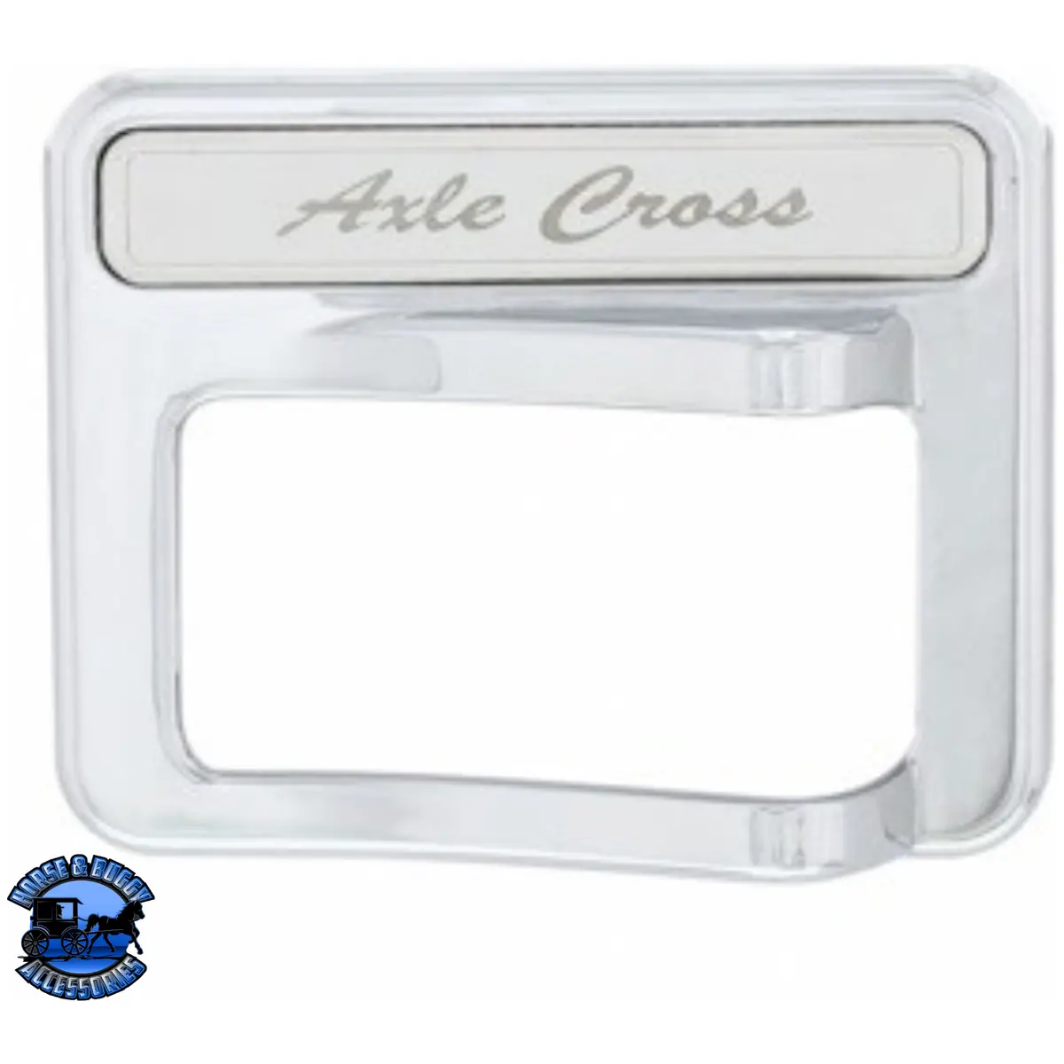 Chrome Rocker Switch Cover For Peterbilt 579 (2013-2019) & 567 (2014-2018)- Axle Cross #41773 1