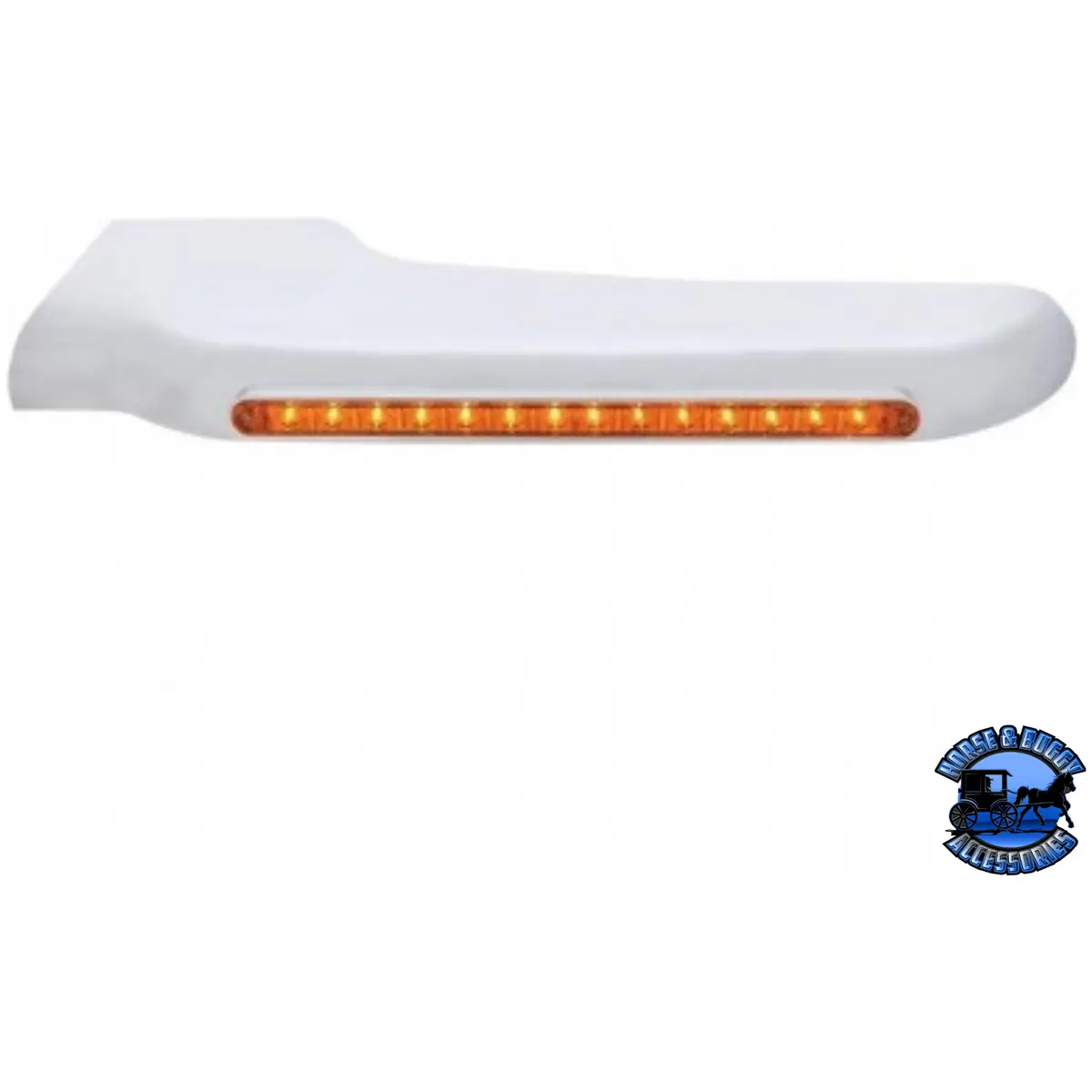 14 Amber Led Front Fender Cover For Peterbilt 388 (2008-2015) & 389 (2008-2023) (Choose Lens Color) (Choose Color) 1