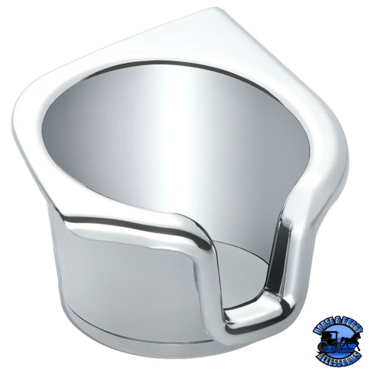 Chrome Plastic Cup Holder For Peterbilt 389 (2008+) & 386/379/378/335/330 (2006+) #41119 1