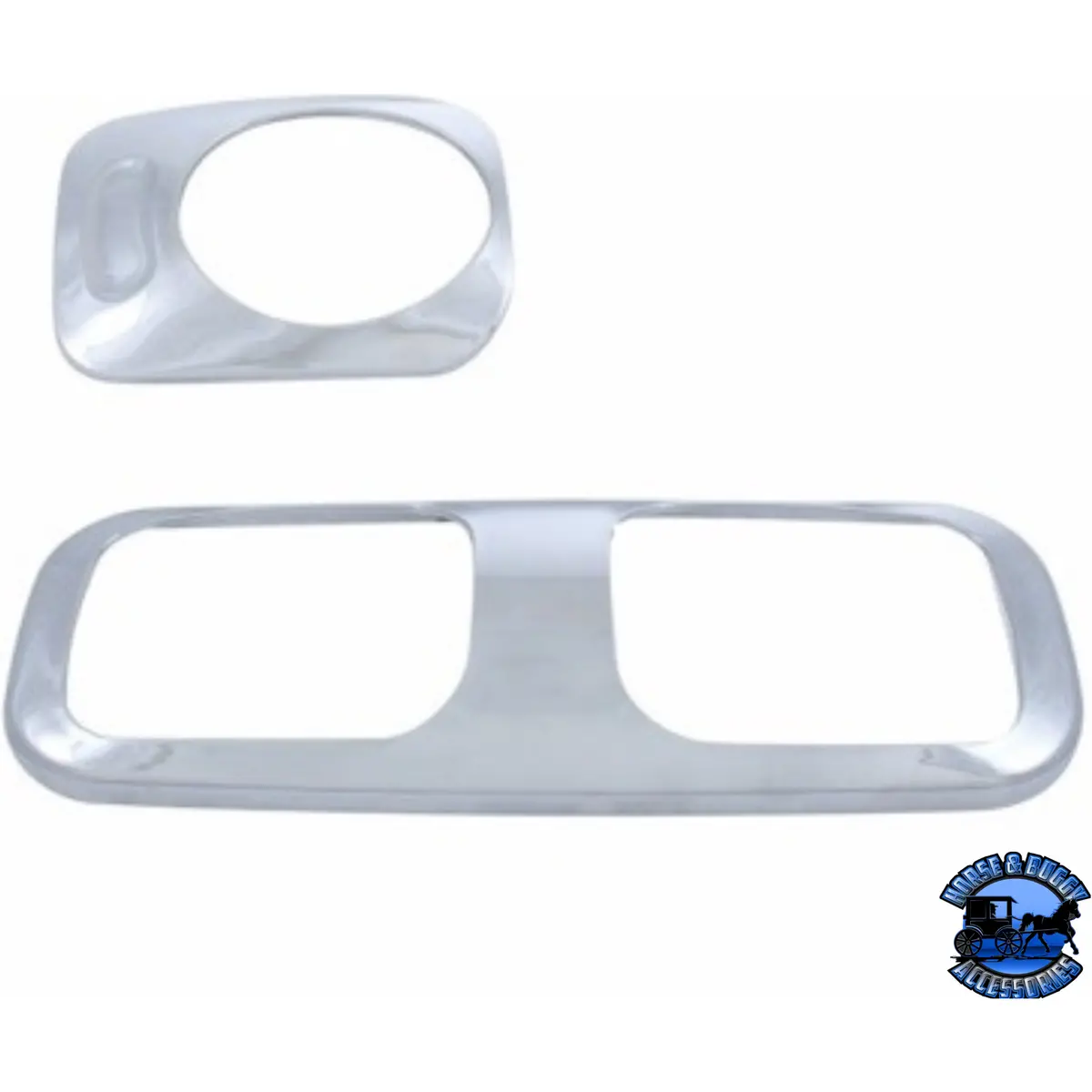 Chrome Dome Light Cover For Peterbilt 389 (2008+), 388 (2008-2014), 387 (2006-2010), 386/384 (2006-2016) #41734 1