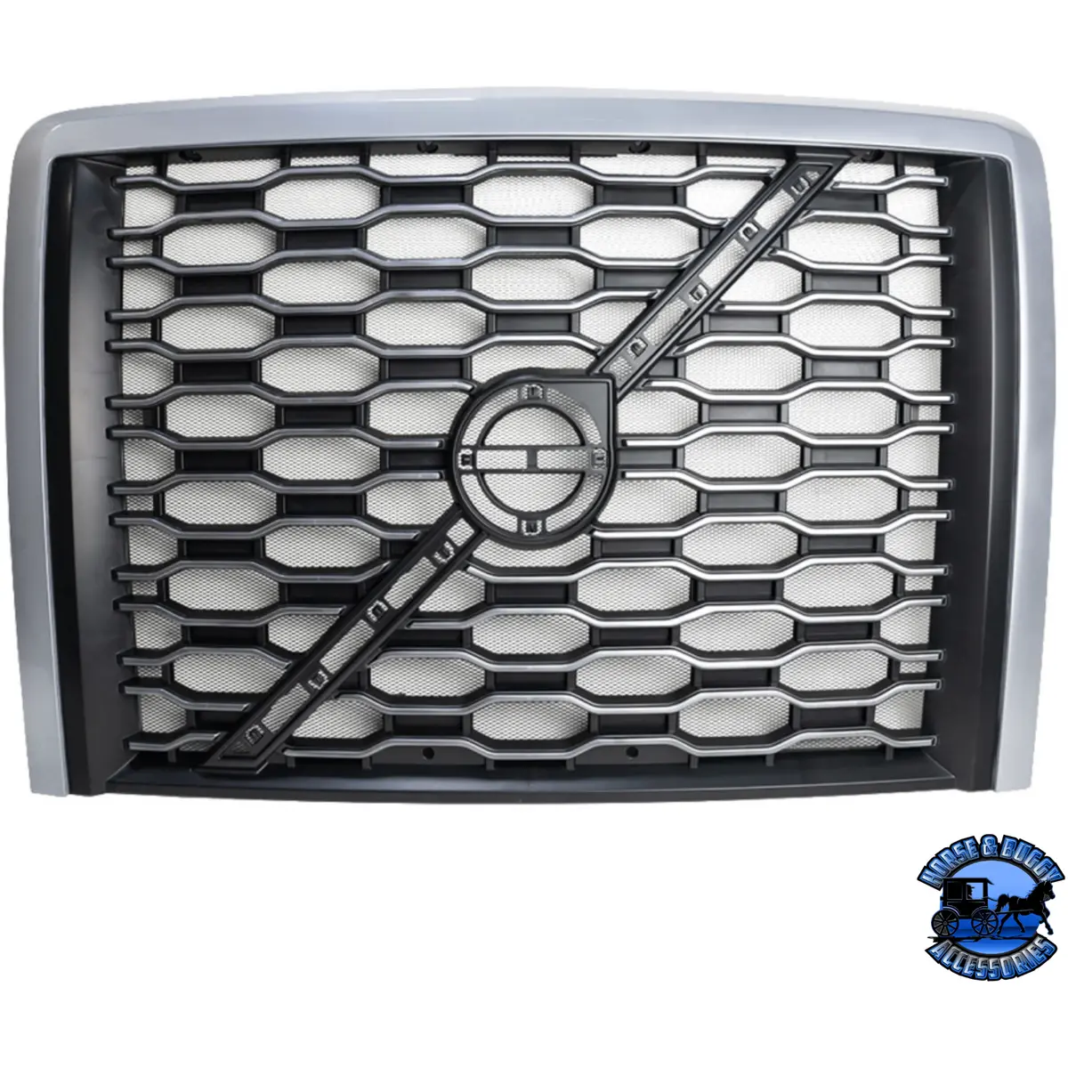 Grille With Bug Screen For 2018-2024 Volvo Vnl (Choose Color) 1