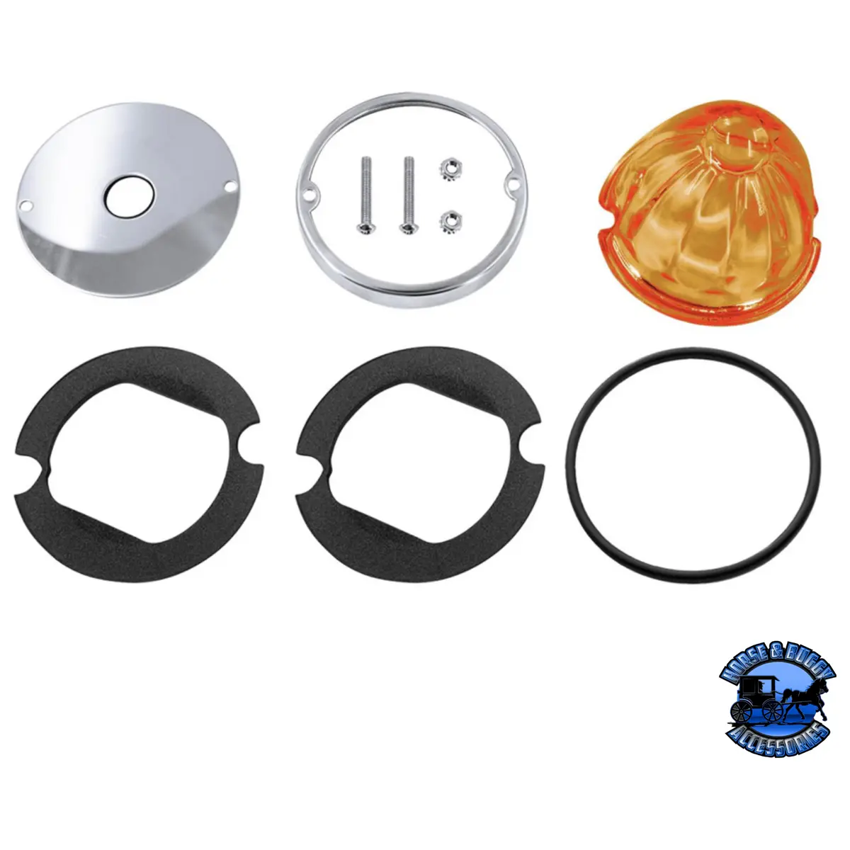 Glass Watermelon Light Kit For 3/4" Mini Light (Choose Lens Color) 1