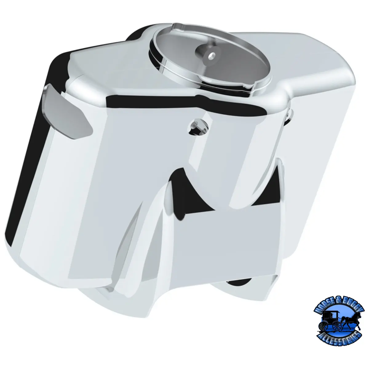 Chrome Plastic Upper Steering Column Cover For Peterbilt 379/378 (1998-2005), 335 (2005-2010), 330 (2000-2010) #21709 1
