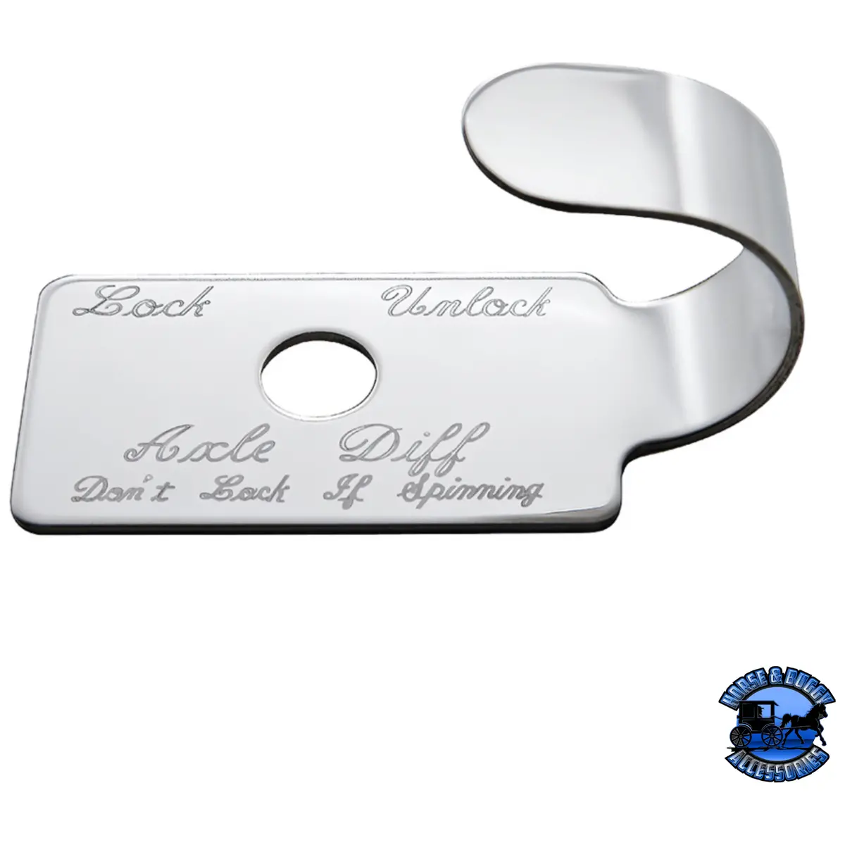 Stainless Switch Guard With Script For Peterbilt 379 (Choose Switch Function) 1