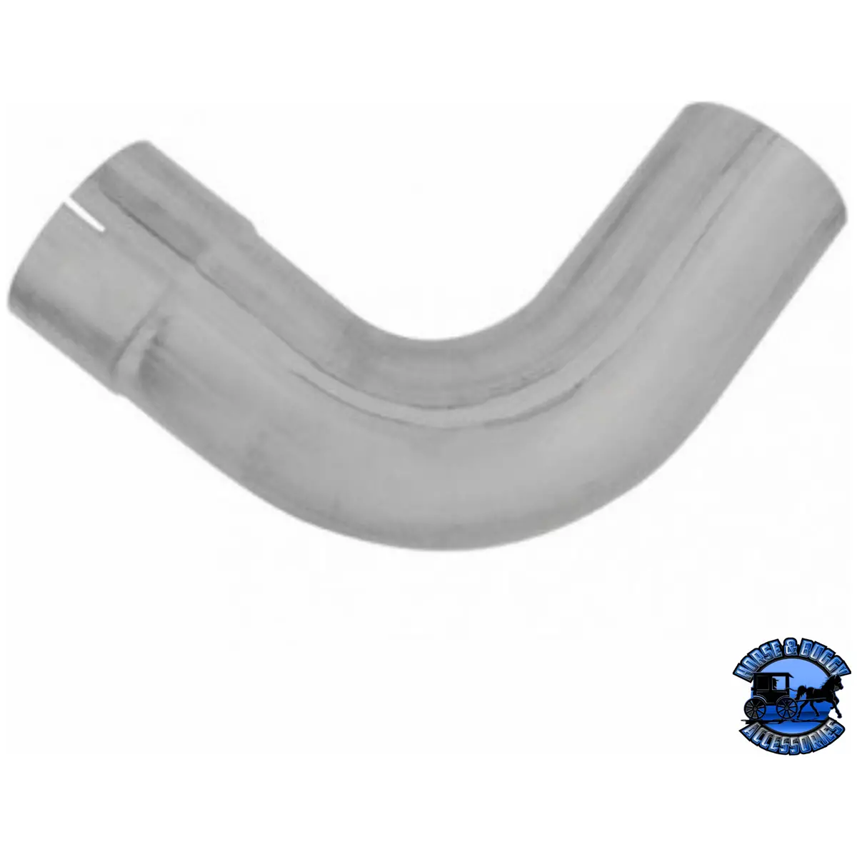 Aluminized 90 Degree Exhaust Elbow For Peterbilt 379 #Pb379-13433 1