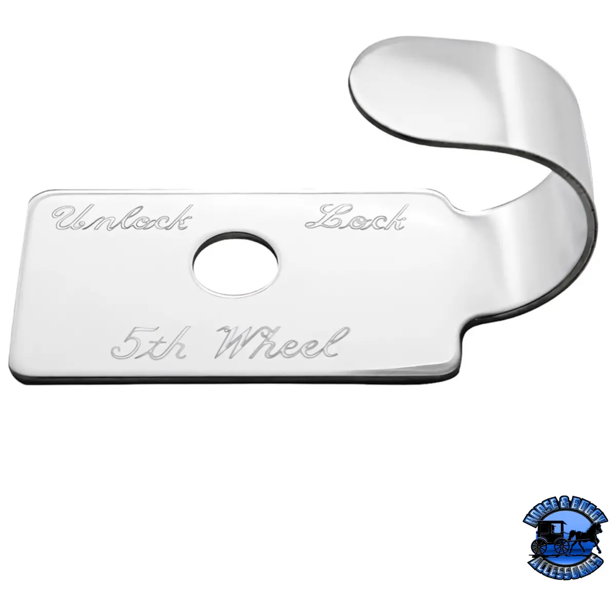 Peterbilt 379 Stainless Switch Guard Without Holding Nut - Fifth Wheel #23002-1 1