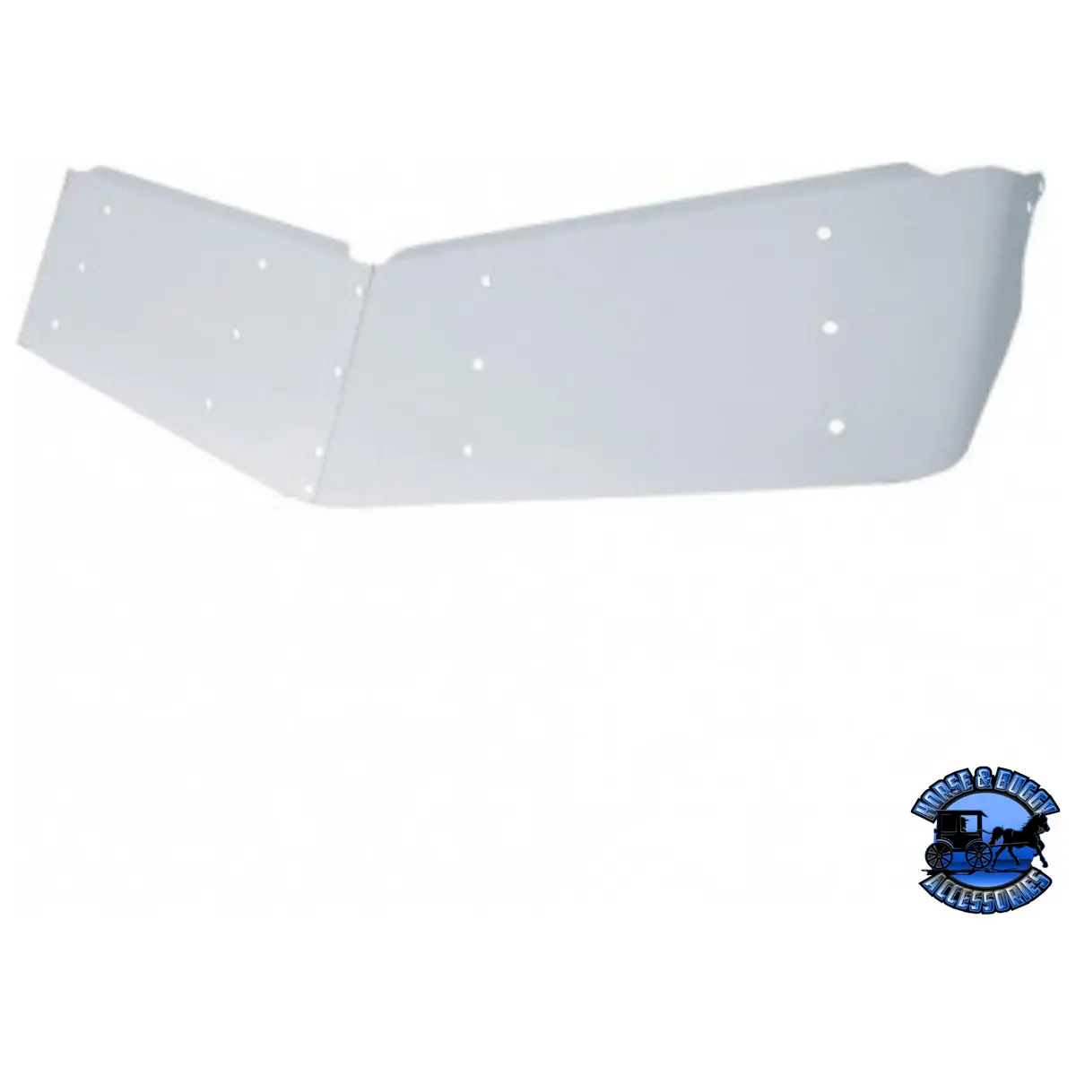 14" Stainless Ultra Cab Drop Sunvisor For 1997-2001 Peterbilt 379 #28011 1