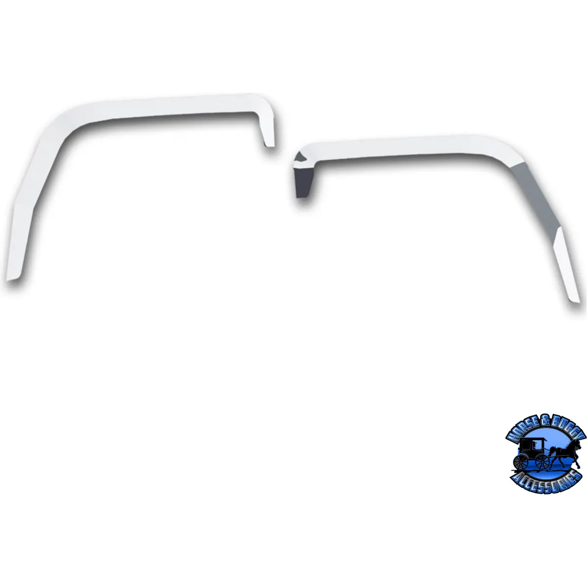 Stainless Door Window Vent Visor For Peterbilt 567/579 & Kenworth T680/T880 (Pair) #29135 1
