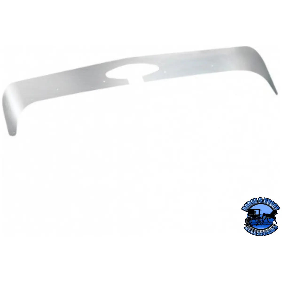 430 Stainless Steel Bug Shield For Peterbilt 386 #29002 1
