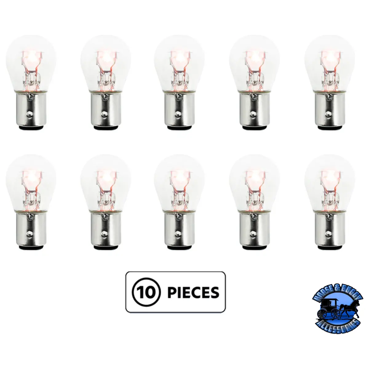 1157 Type Bulb - Clear (10-Pack) #1157P10 1