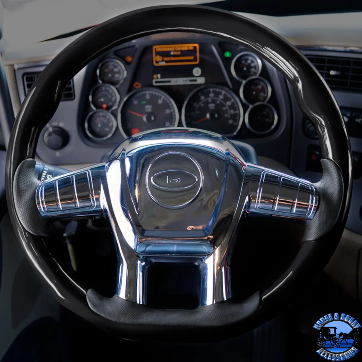 18" Yourgrip Wood Candy Color Steering Wheel For 2012-2021 Pb 579 & 2013-2021 Kw T680 (Choose Color) 1