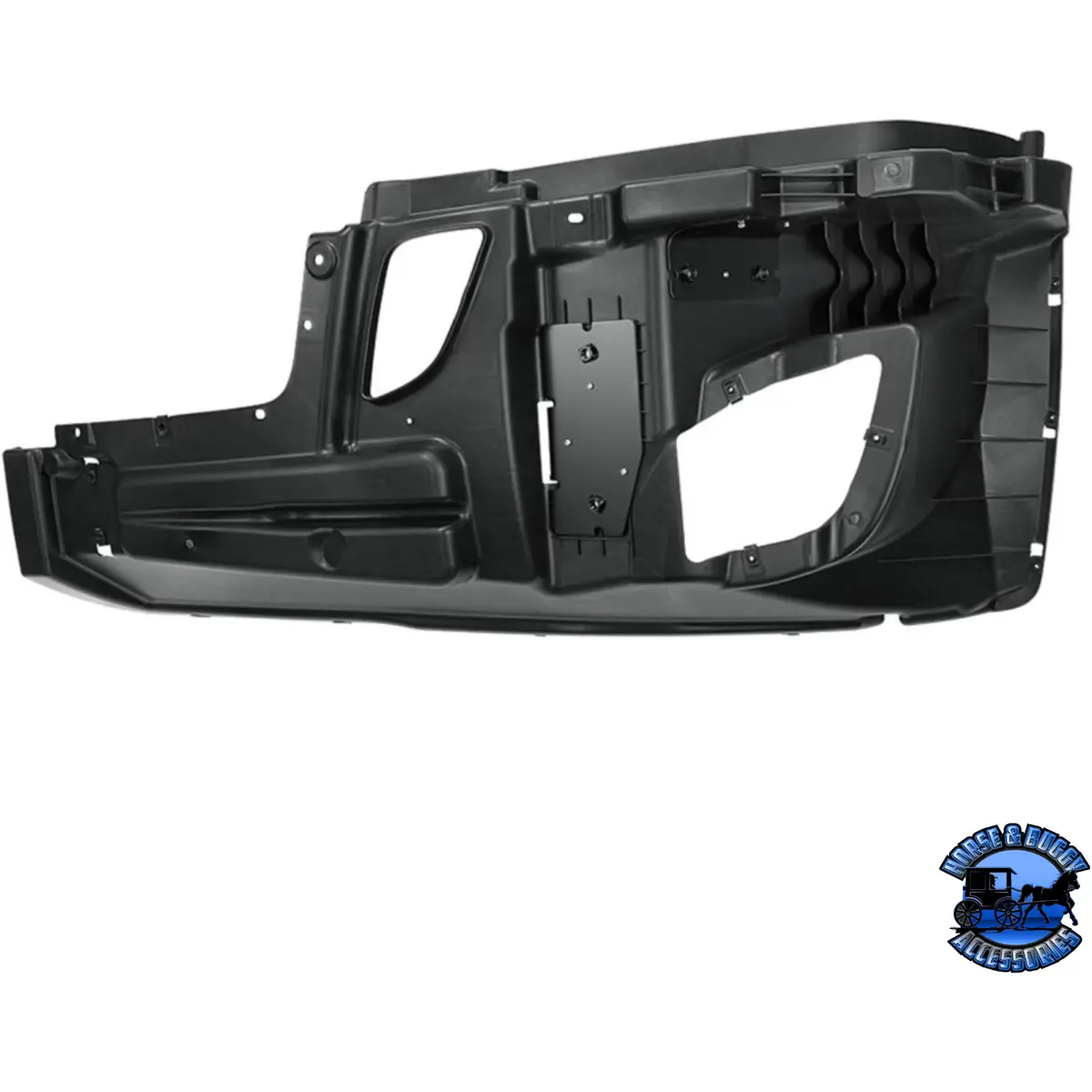 Bumper Reinforcement With Fog Light & Wheel Aero Trim Holes For 2018-2024 Freightliner Cascadia (Choose Side) 1