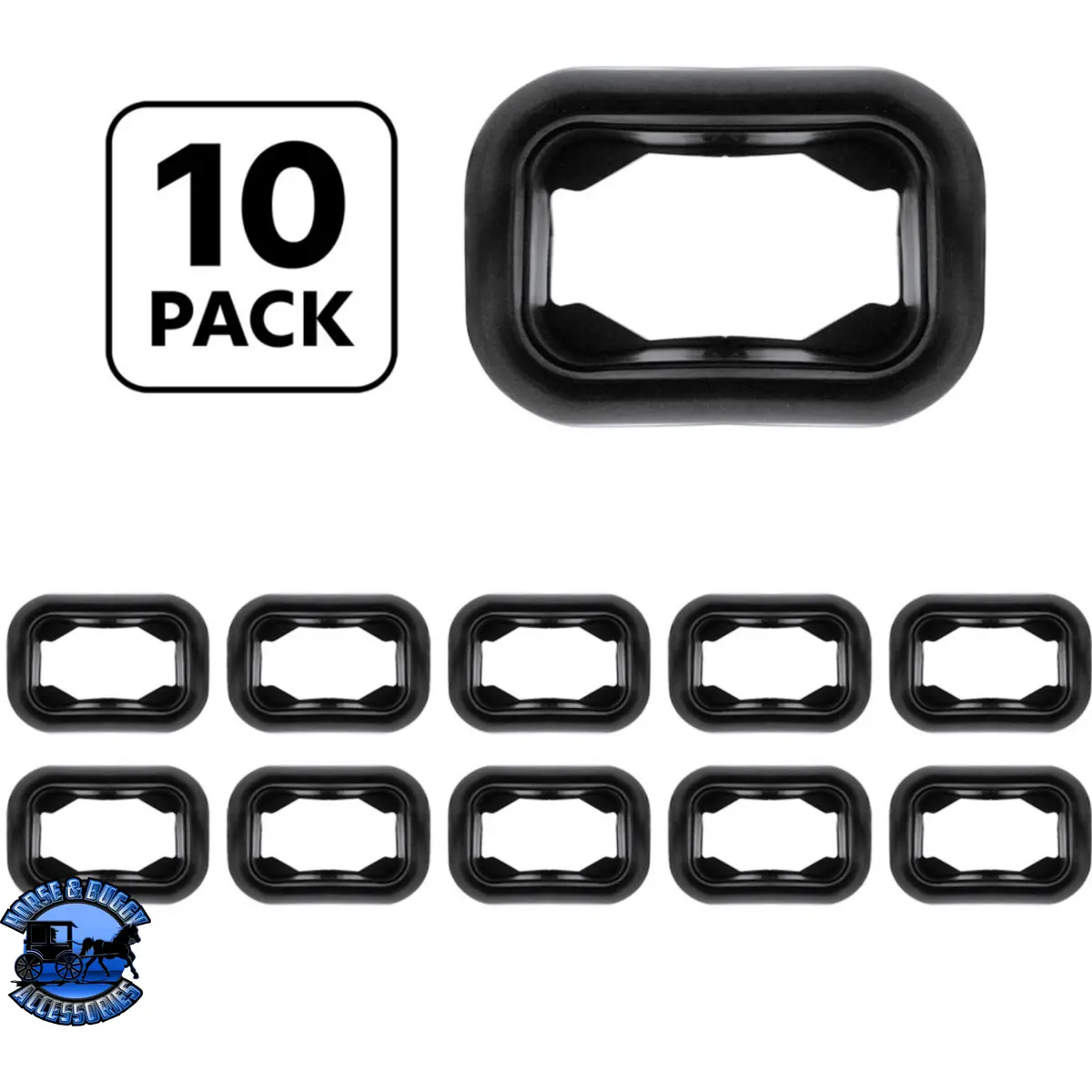 Rectangular Grommet (10 Pcs) #31516P10 1