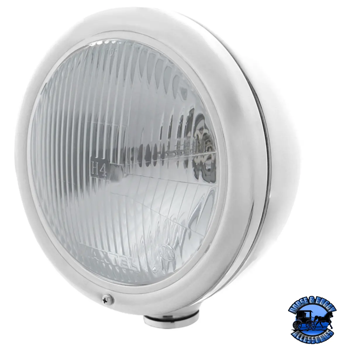 Classic Headlight Assembly With H4 Bulb (Choose Color) 1