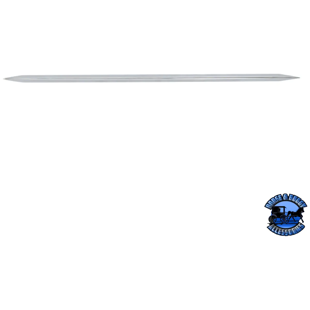 39-1/2" Stainless Steel Kw Style Grille Bar (Kenworth W900l) (Peterbilt 359 379) #21161 1