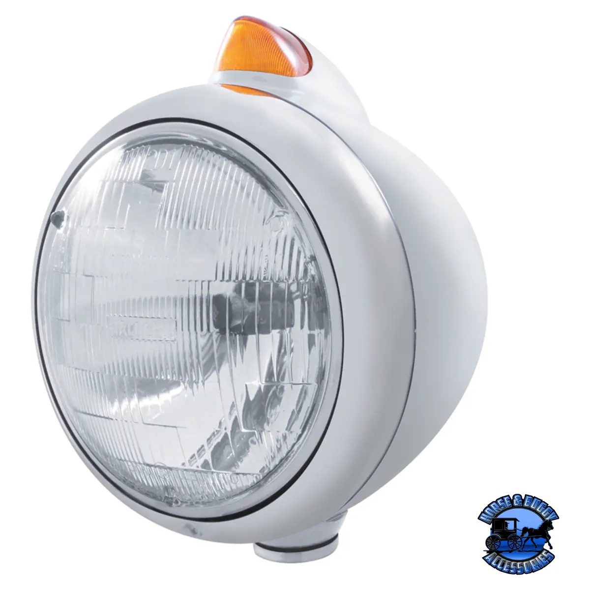 Chrome Guide 682-C Headlight H6024 & Original Style Led Signal (Choose Color) 1
