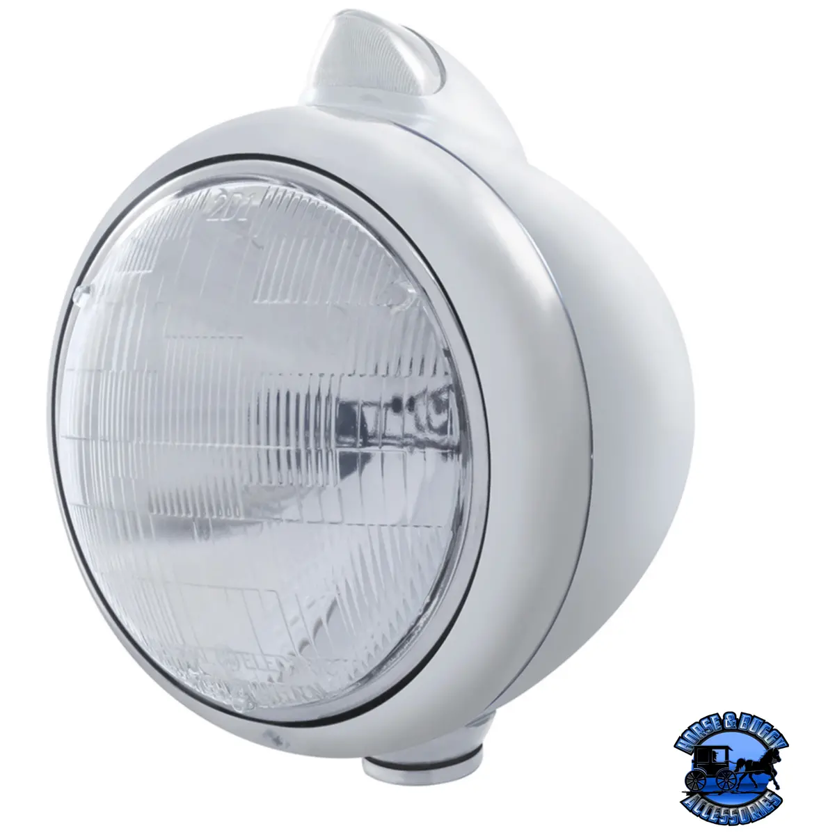 Chrome Guide 682-C Headlight 6014 & Original Style Led Signal (Choose Color) 1