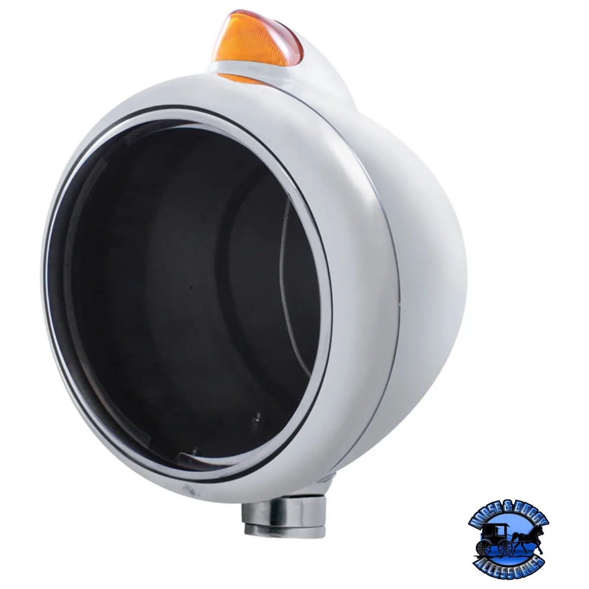 Stainless Steel Guide 682-C Headlight No Bulb & Original Style Led Signal (Choose Color) 1