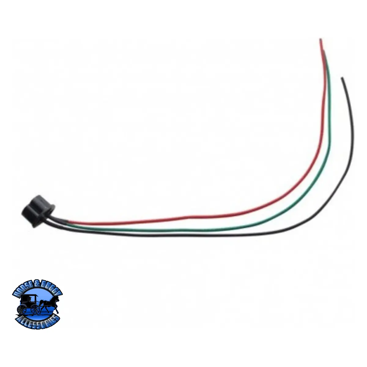 3 Contact Female Headlight Pigtail For H4 Halogen Bulb #34222P 1