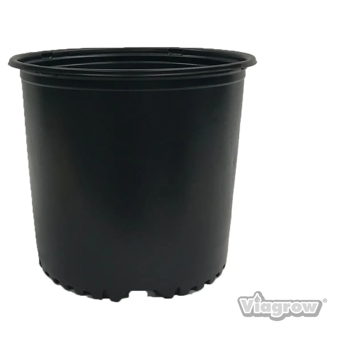 The Harvest Company Viagrow 3 Gal. 11.5 In. L X 9.13 In. W X 9.63 In. H Black Indoor/Outdoor Plastic Nursery Pot (Packs) 1
