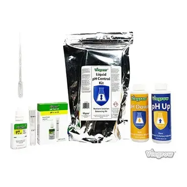 Viagrow Ph Control Kit 8 Oz. Organic Nutrient Solution Adjuster Concentrate Plant Ph Up And Down With Testing Kit 1