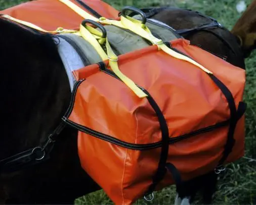 Vinyl Pack Horse Panniers 1