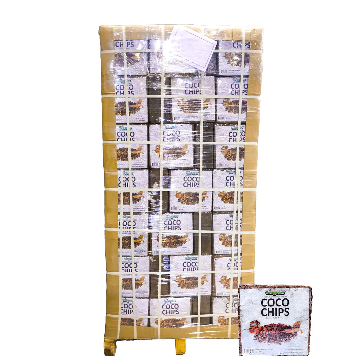 Viagrow 5 Kg (10 Lb.) Coco Chips Premium Reptile Bedding 198-Pallet (Vrcc-Pt) 1