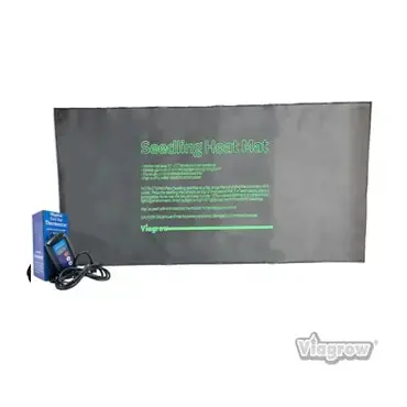 Viagrow Quad Tray, Met Standard Heat Mat And Thermostat, 48”20” 1