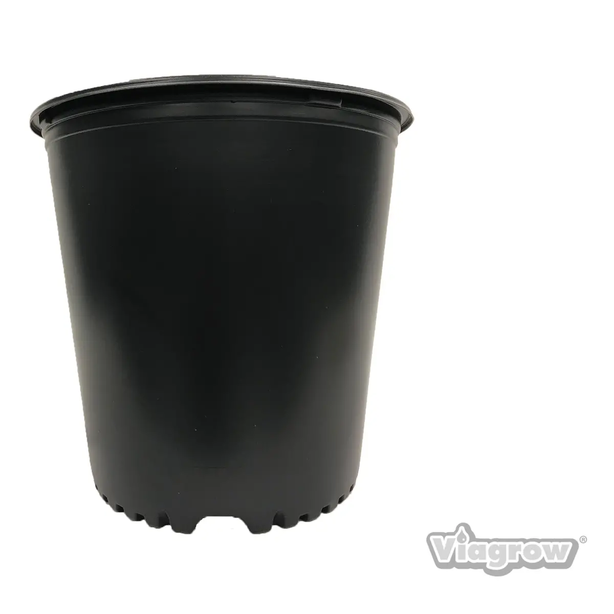 The Harvest Company Viagrow 5 Gal. 12 In. L X 9.5 In. W X 11.63 In. H Black Indoor/Outdoor Plastic Nursery Pot (Packs) 1