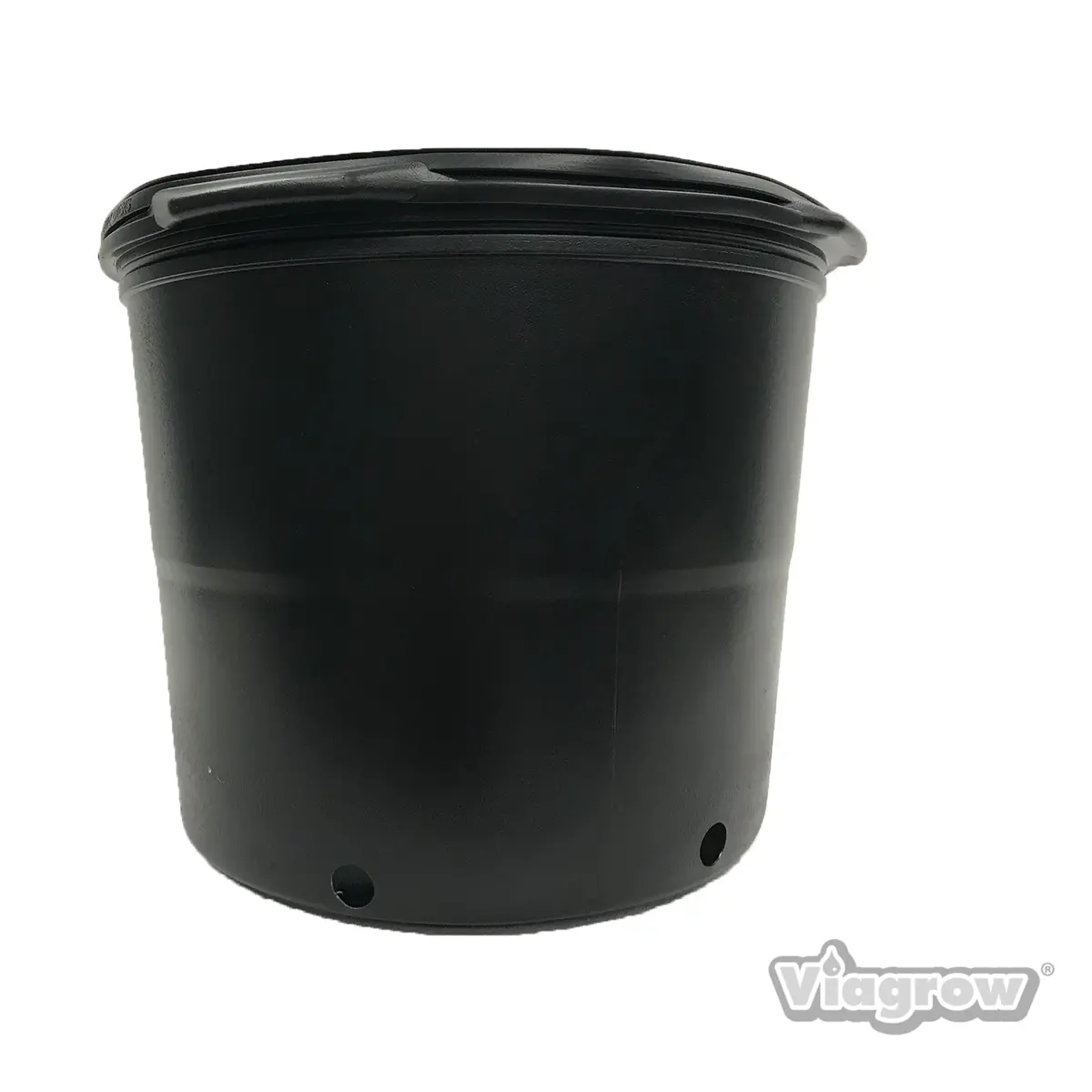 The Harvest Company Viagrow 7 Gal. 15 In. L X 11.75 In. W X 11.5 In. H Black Indoor/Outdoor Plastic Nursery Pot (Packs) 1