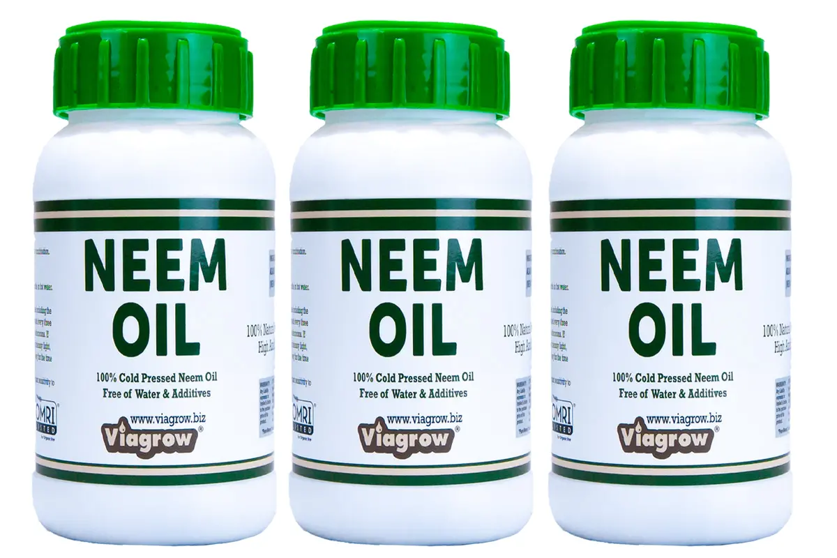 The Harvest Company Viagrow 8 Oz. Organic Cold Pressed Neem Oil Seed Extract Natural Plant Protection (Case Of 40) (Vneem8-40) 1