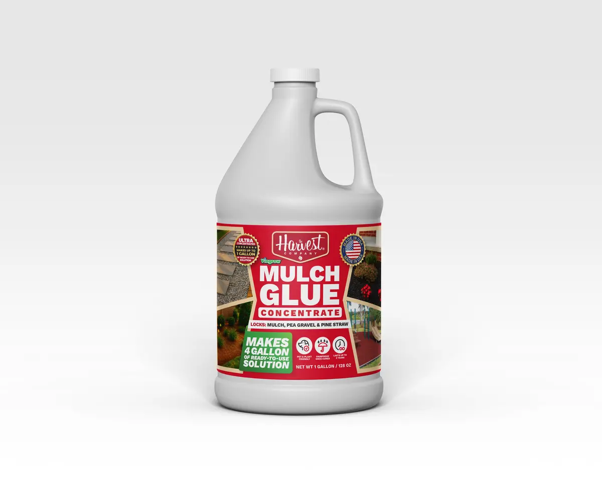 The Harvest Company Viagrow Mulch Glue 1 Gal / 128 Oz: Makes 4 Gal / Covers Approx. 500 Sq. Ft. (Vlmg128) 1