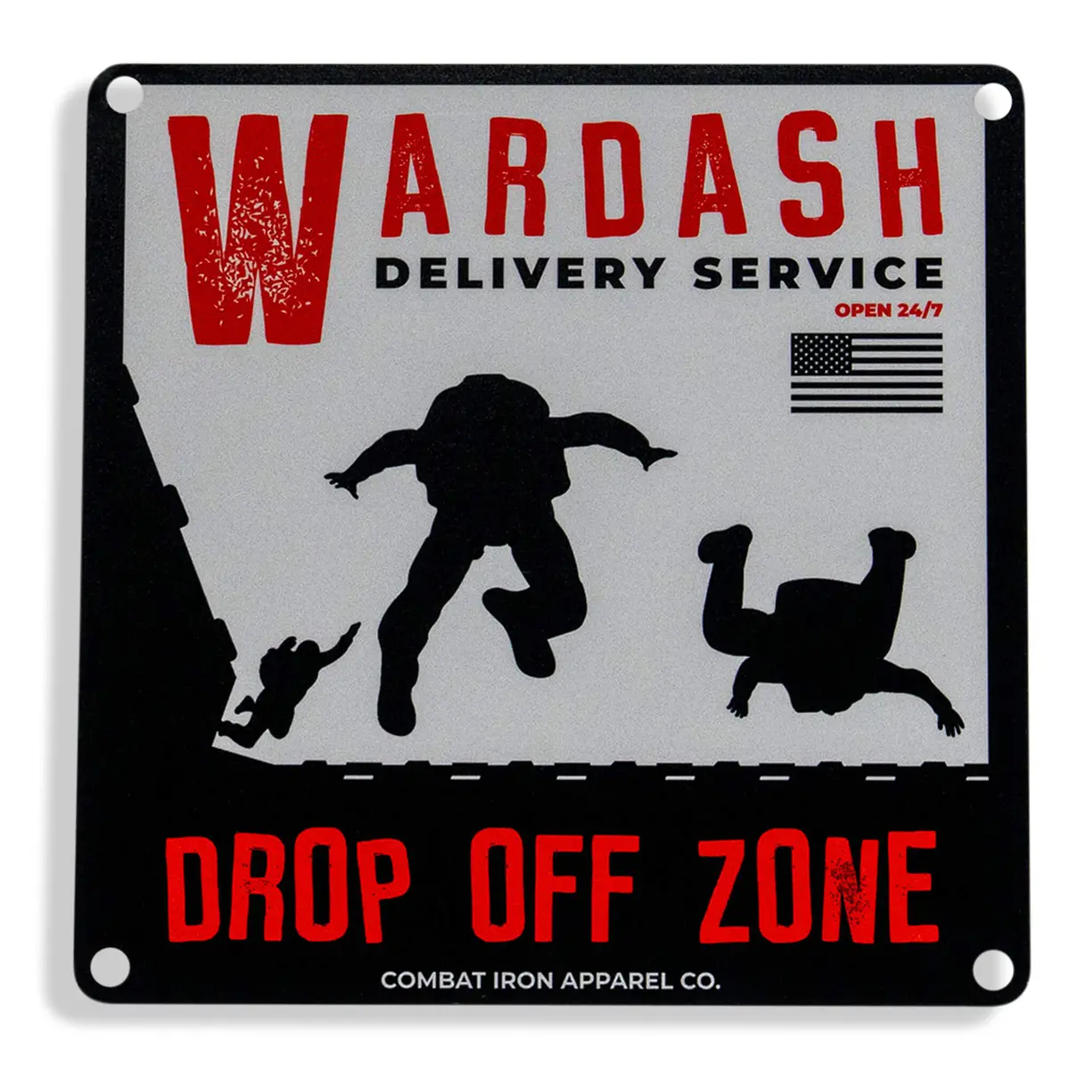 Wardash Delivery Wall Mounting Metal Sign 1