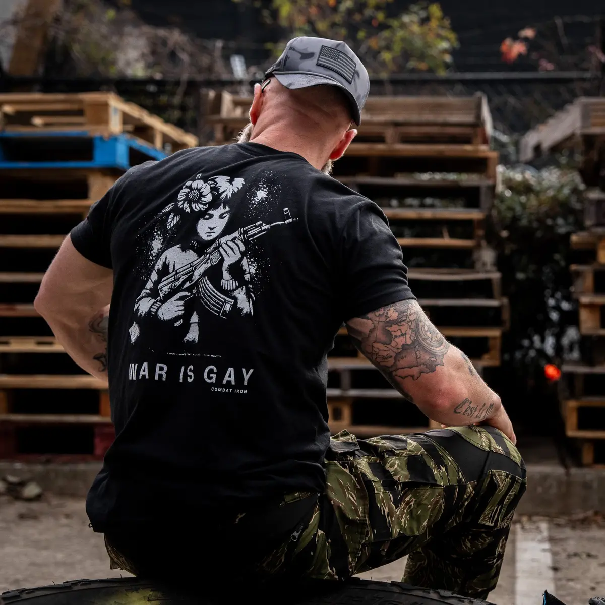 War Is Gay Men's T-Shirt 6