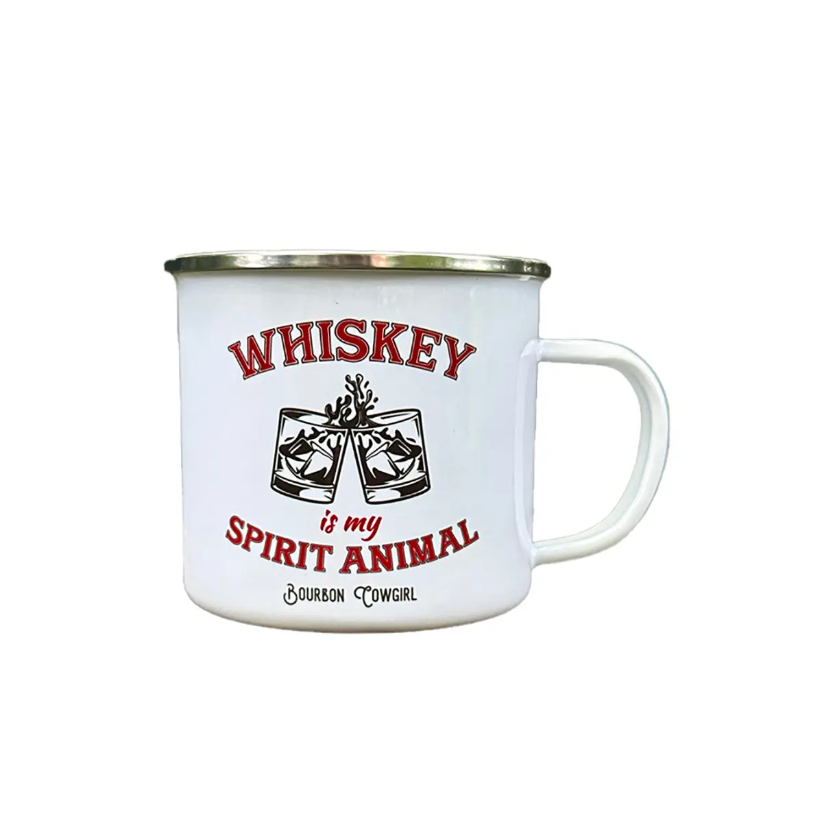 Whiskey Is My Spirit Animal Campfire Mug 1