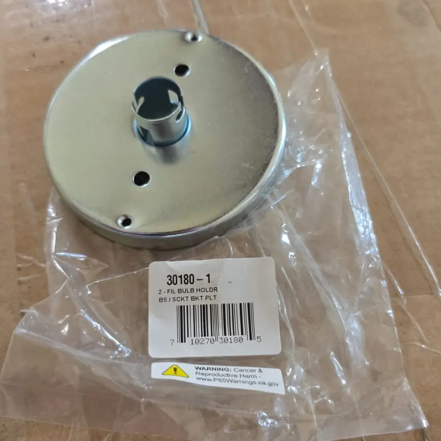 #30180-1 Watermelon 2-Fil Bulb Holder Base/Socket Bracket 1
