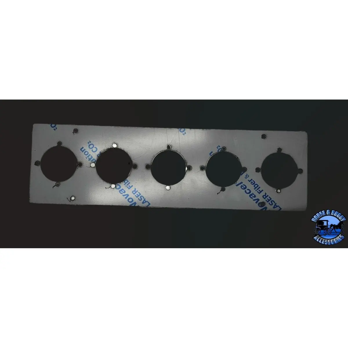 Peterbilt 379/378 Sleeper Dome Light (5) Watermelon Light Holes (Plate Only) #Ss-1034 1