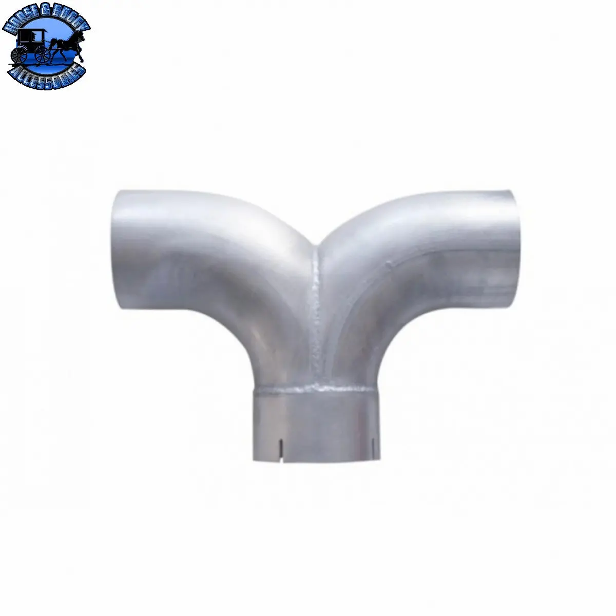 Up-Ya-5-01A Universal Aluminized 5" Y Pipe - 16" W X 11" L 1