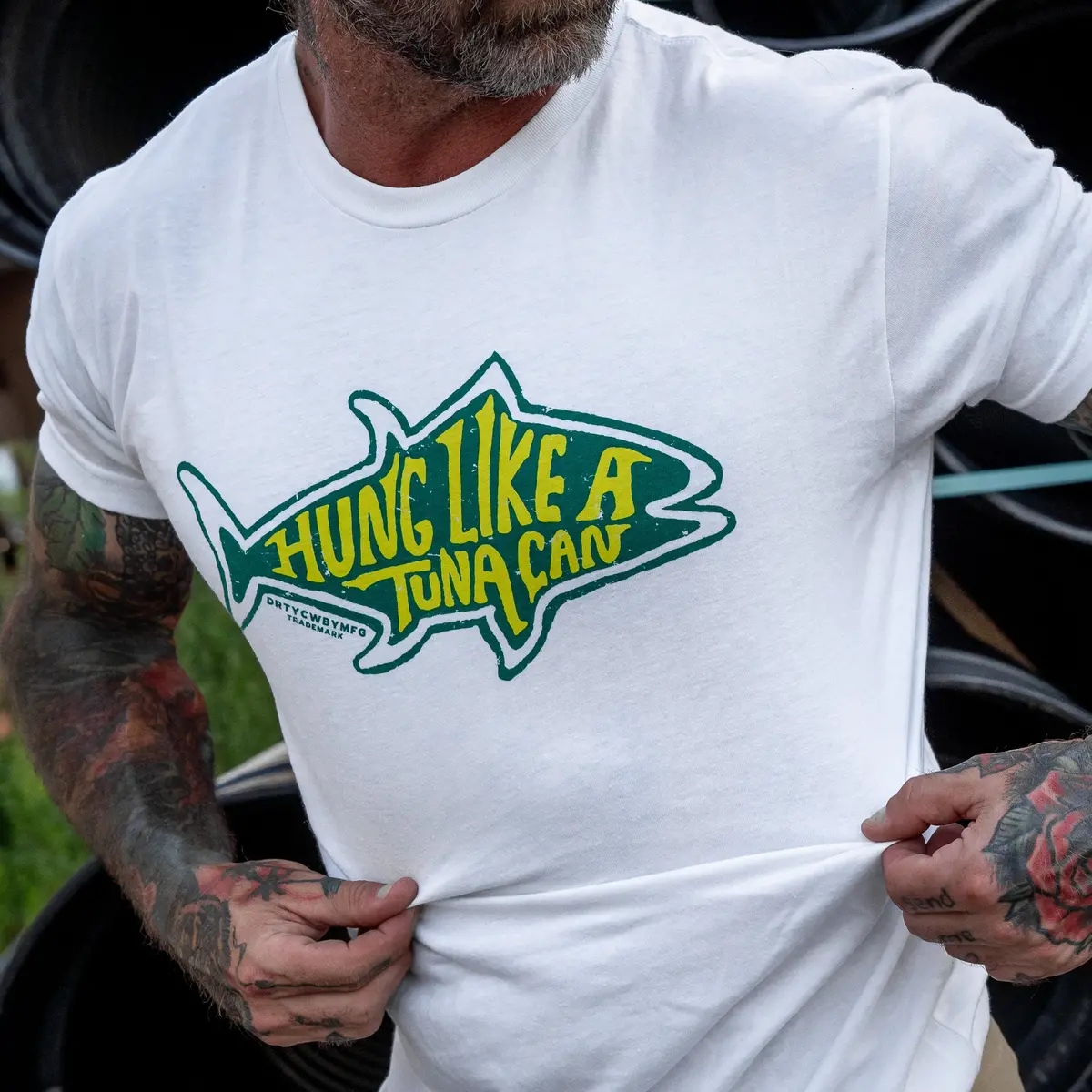 Hung Like A Tuna Can Men's T-Shirt 10