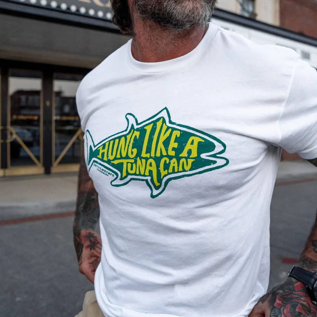 Hung Like A Tuna Can Men's T-Shirt 12