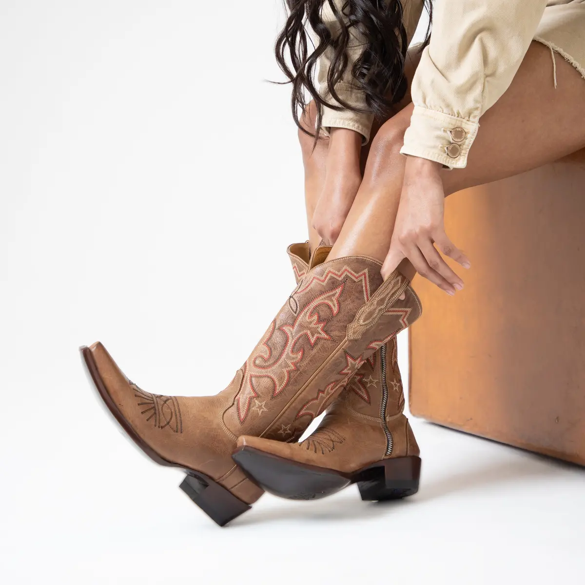 Arizona In Cognac Western Boot | Yippee Ki Yay By Old Gringo 2