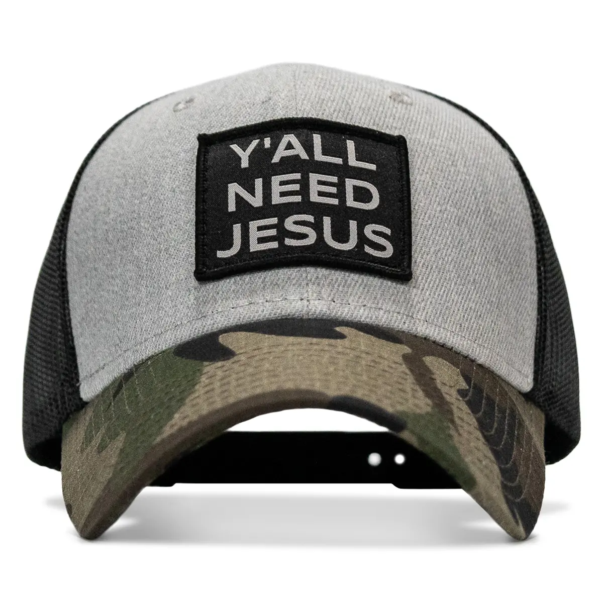 Y'all Need Jesus Patch Snapback Hat 1