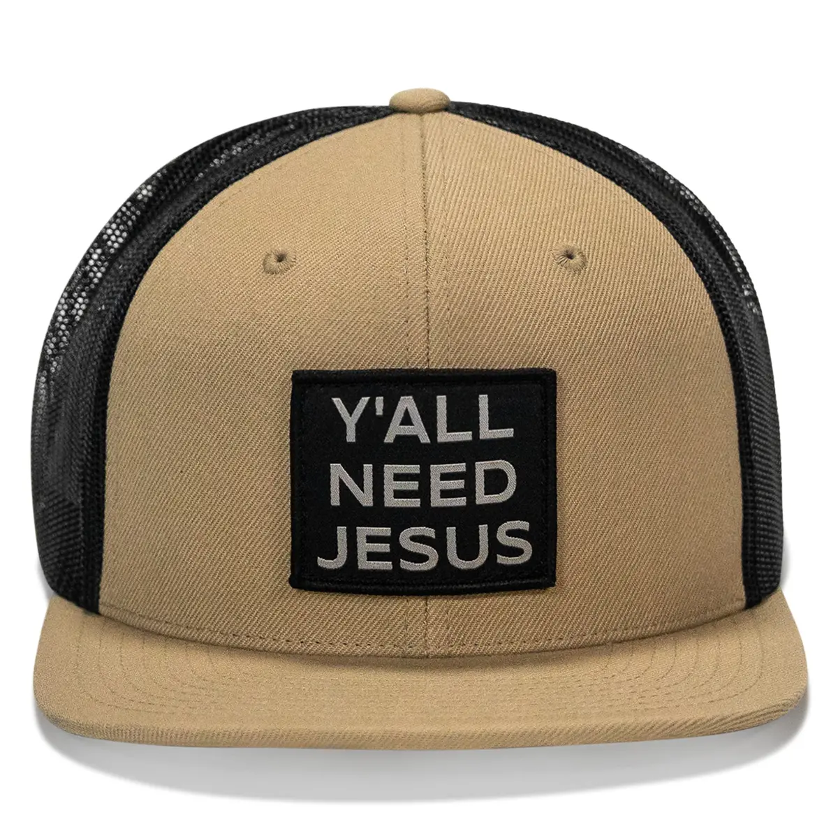 Y'all Need Jesus Patch Flatbill Hat 4