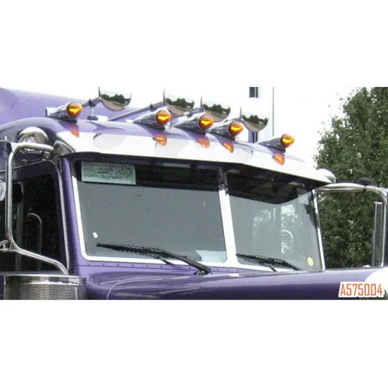 #A575004 Windshield Trim Set Pb 379,386,388,389 3/4" Wide Ss 1