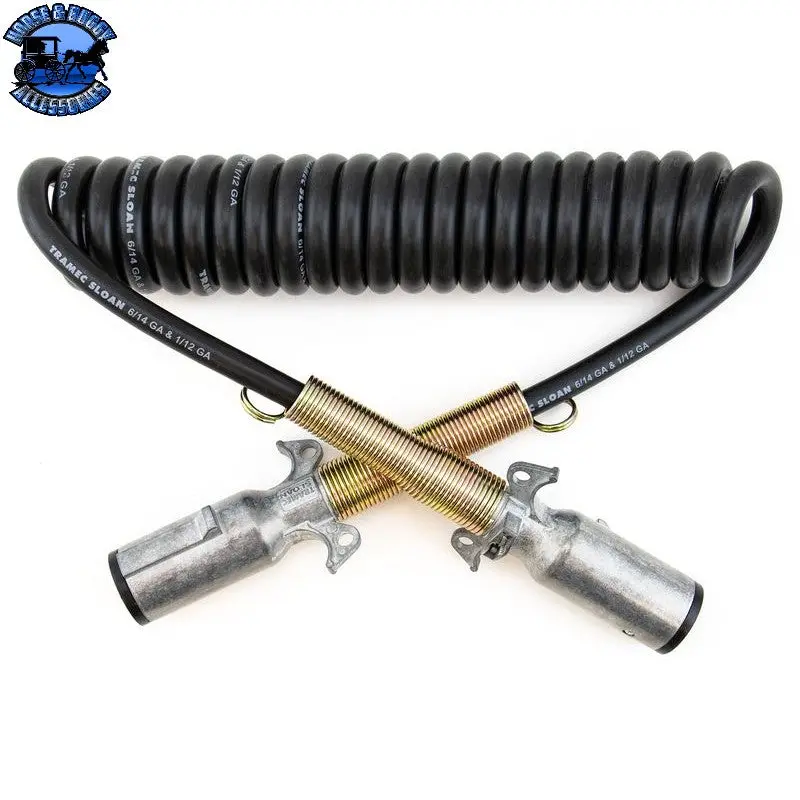 Ts-421113 Economy 7-Way - 15Ft, Coiled, 12" Leads 1