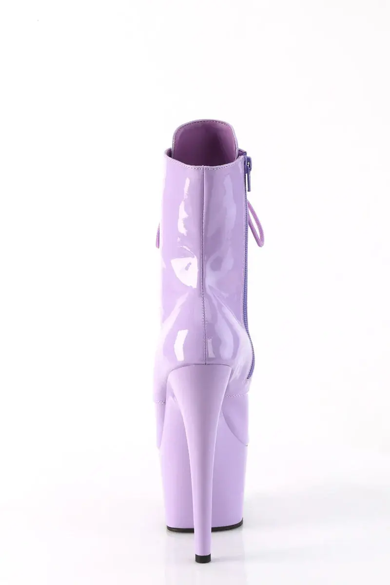 Pleaser Usa Adore-1020 7Inch Boots - Patent Lavender 3